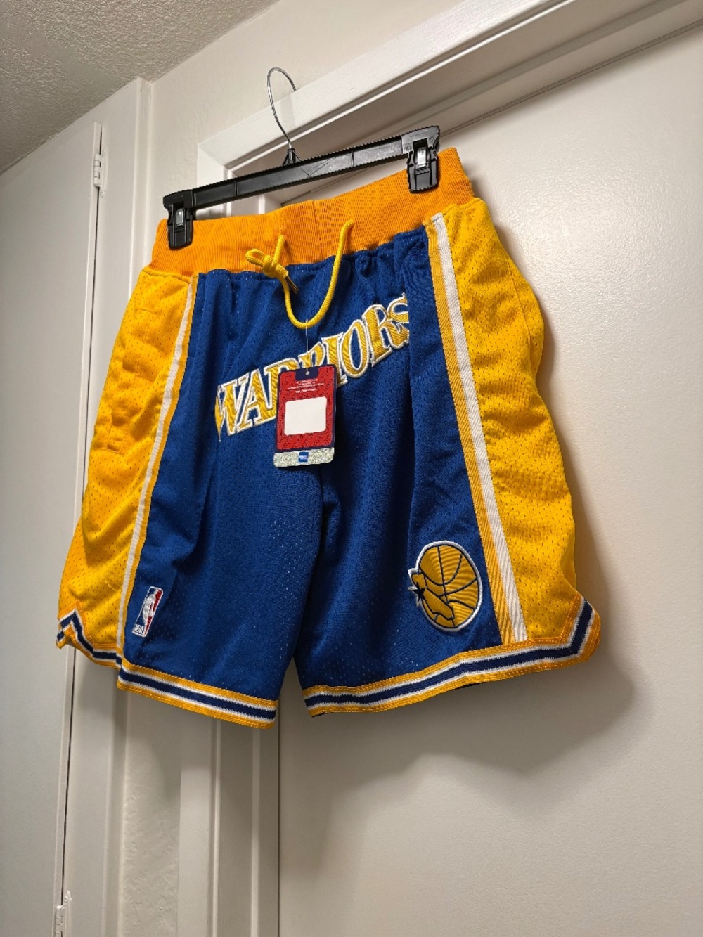 NWT Just Don NBA Golden State Warriors shorts - size medium